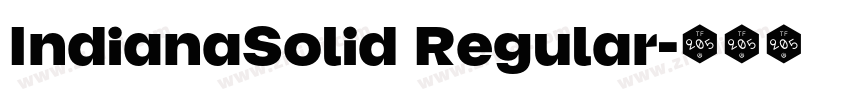 IndianaSolid Regular字体转换